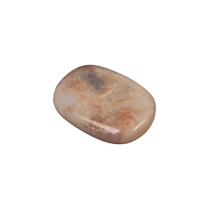 White Opal Precious Stone Crystal cat