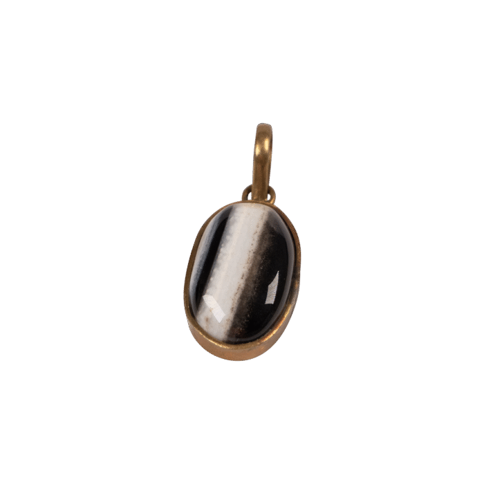 Sulemani Hakik Oval Pendant Crystal cat