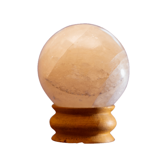 Citrine Sphere Crystal cat