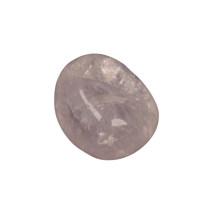 Clear Quartz Tumble Crystal Cat