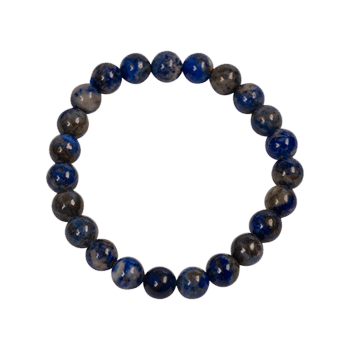 Lapis Lazuli Round 6mm Bracelet Crystal cat