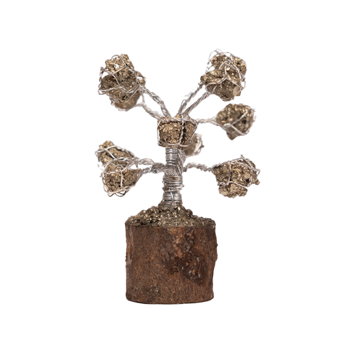 Pyrite Tree Crystal cat