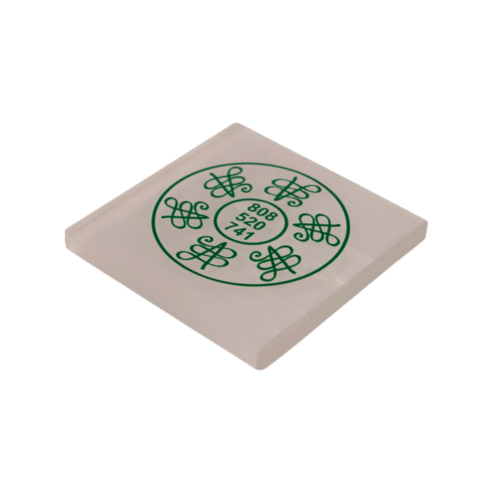 Selenite Money Magnet 3inch Plate Crystal cat