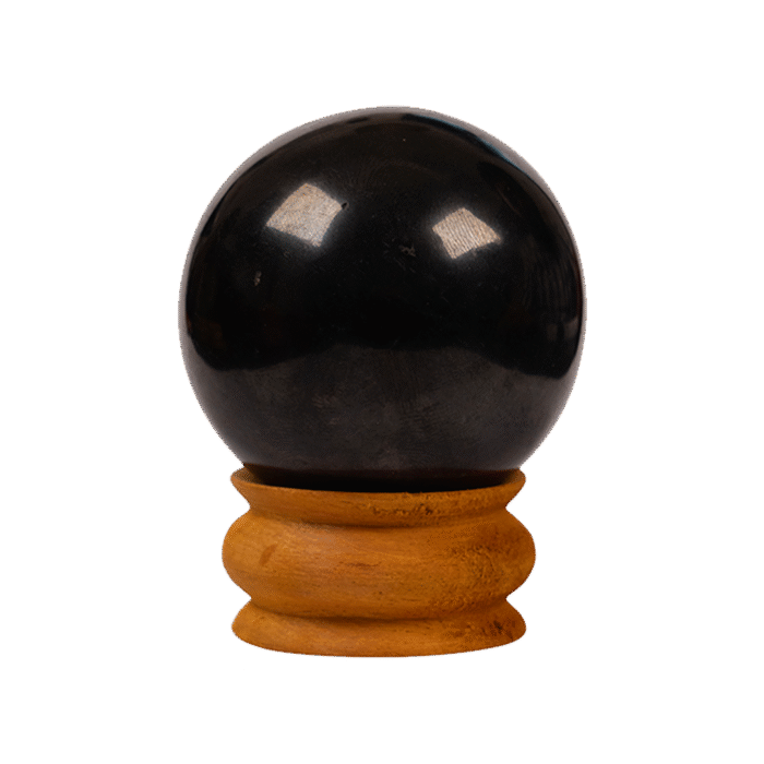 Shungite Sphere Crystal cat Shungite Sphere Crystal cat