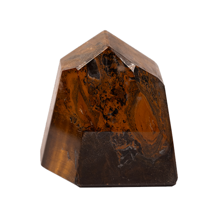 Tiger Eye Free Form Tower Crystal cat
